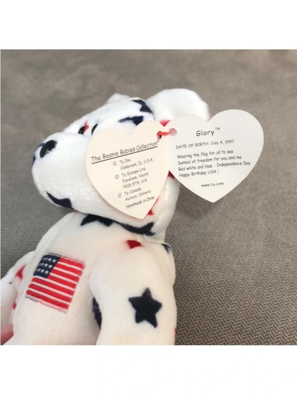 Osito, Glory & Erin Original TY Beanie Baby Bundle